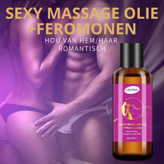 Olio da massaggio sensuale con oli essenziali